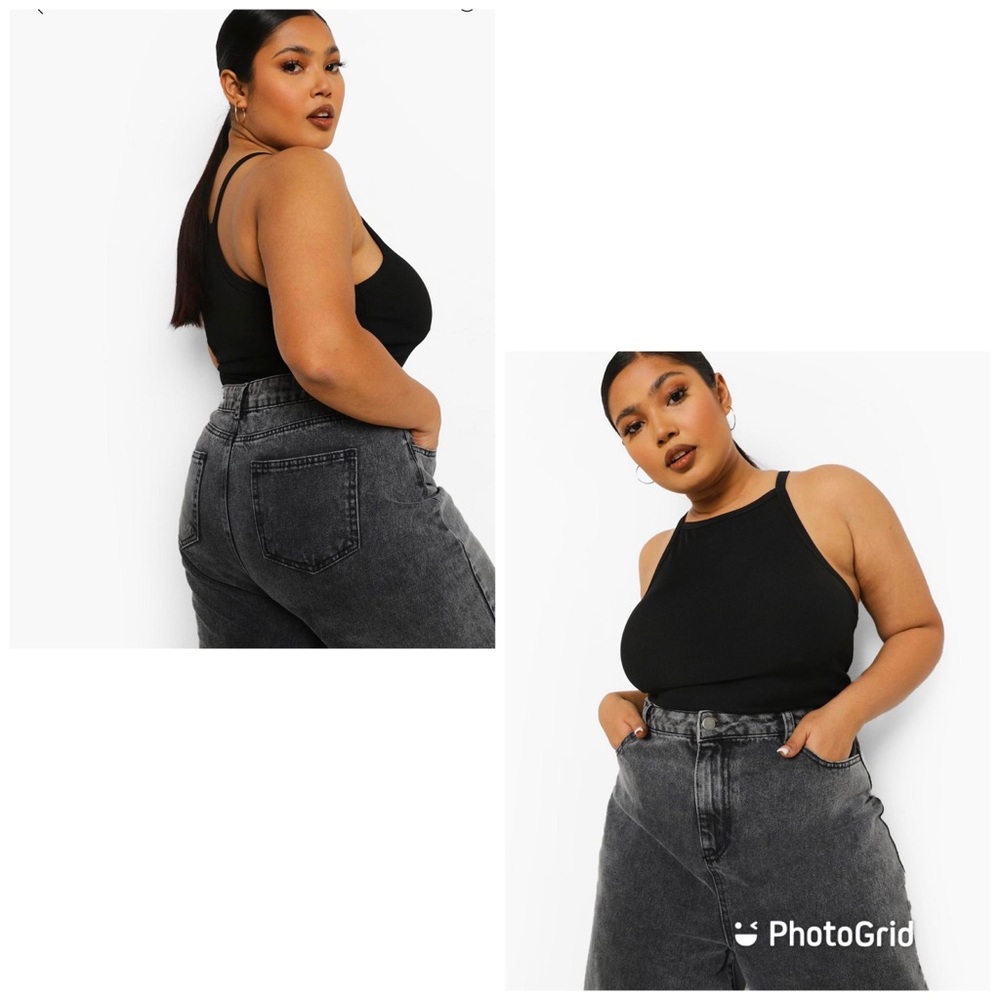 Plus Rib Racer Bodysuit